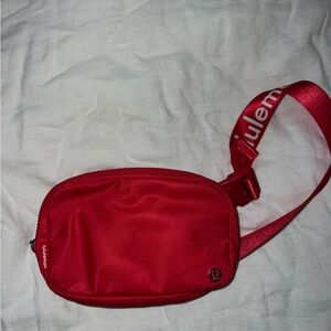 Lululemon Red Educator Belt Bag